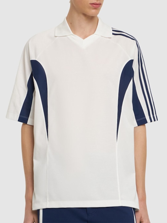 Y-3: T-shirt M 3S in techno jersey - men_2 | Luisa Via Roma