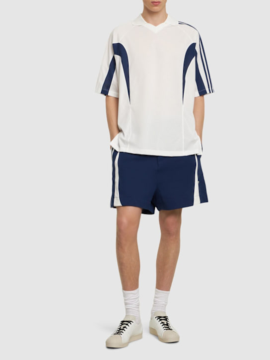 Y-3: T-shirt M 3S in techno jersey - men_1 | Luisa Via Roma