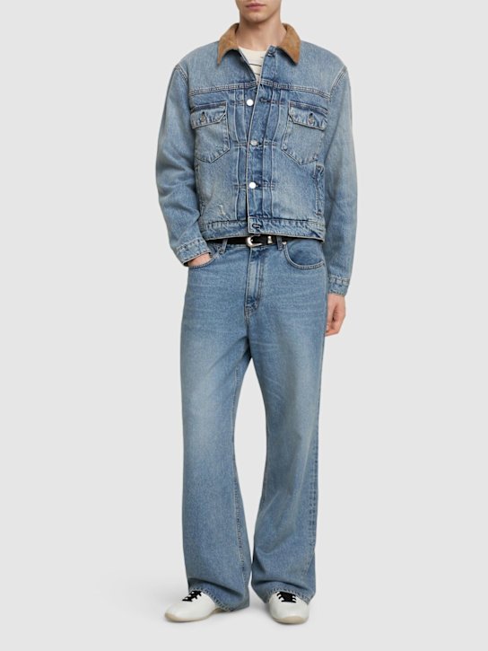 Frame: Vintage denim jacket - Blue Beach Rips - men_1 | Luisa Via Roma