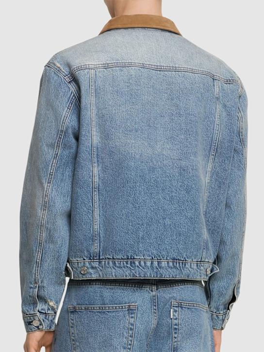 Frame: Vintage denim jacket - Blue Beach Rips - men_2 | Luisa Via Roma