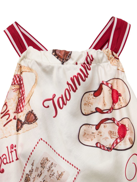 Monnalisa: Top in raso stampato - kids-girls_1 | Luisa Via Roma