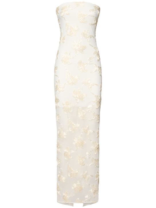Rotate: Albertina lace tube dress - White - women_0 | Luisa Via Roma