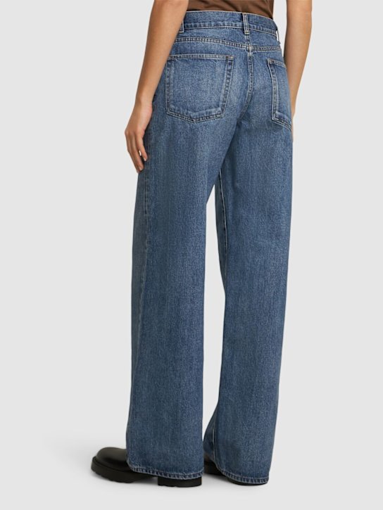 The Row: Eglitta low rise boyfriend jeans - Blue - women_2 | Luisa Via Roma