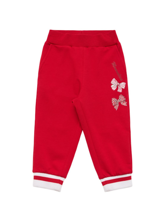 Monnalisa: Pantaloni in jersey con stampa - kids-girls_0 | Luisa Via Roma