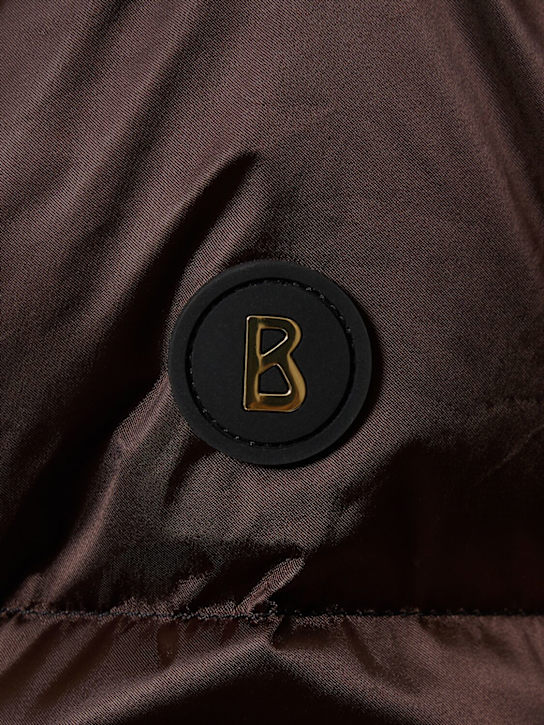 Bogner: Selma 2 layer functional down jacket - Black Coffee - women_4 | Luisa Via Roma