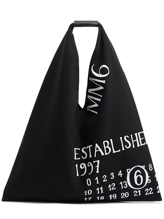 MM6 Maison Margiela: Classic Japanese jersey handbag - women_0 | Luisa Via Roma
