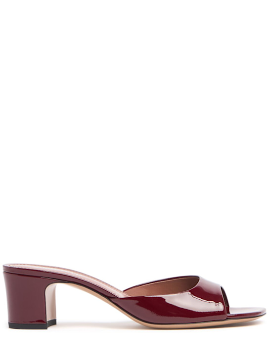 Paris Texas: 50mm Lara patent leather mules - women_0 | Luisa Via Roma