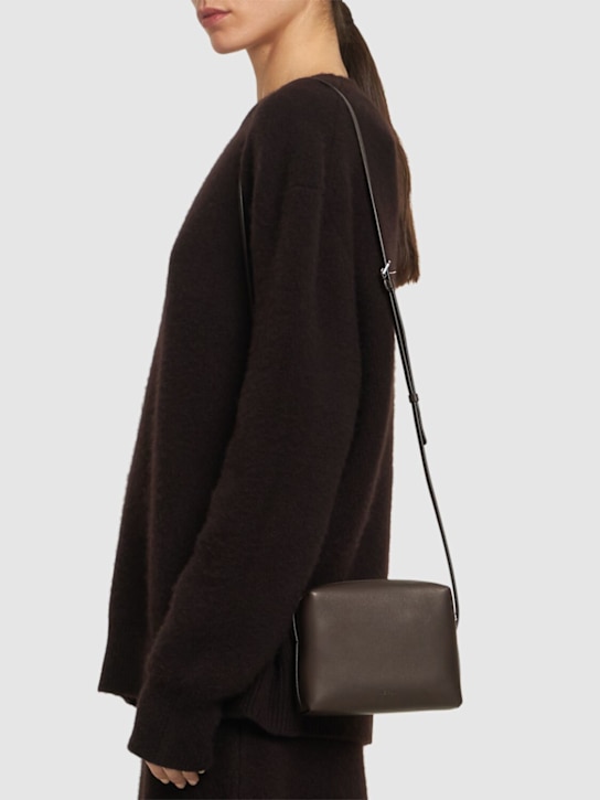 The Row: Borsa Regent in nappa - Khaki Scuro - women_1 | Luisa Via Roma