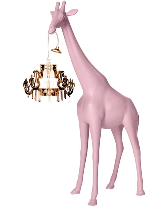 Qeeboo: XS Giraffe In Love table lamp - Pink - ecraft_0 | Luisa Via Roma