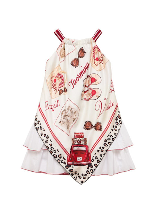 Monnalisa: Vestito in viscosa stampata - kids-girls_0 | Luisa Via Roma