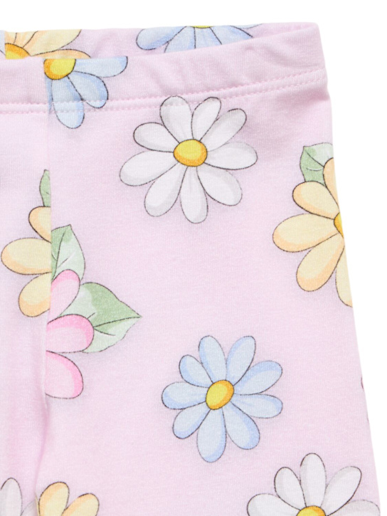Monnalisa: Leggings in jersey stampato - Rosa - kids-girls_1 | Luisa Via Roma