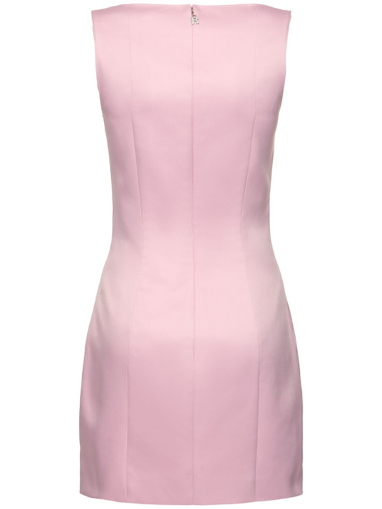 Rotate: Ana flower satin mini dress - Pink - women_3 | Luisa Via Roma