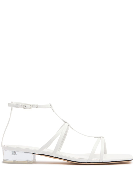 Studio Amelia: Sandali Artemis in pelle 20mm - Bianco - women_0 | Luisa Via Roma
