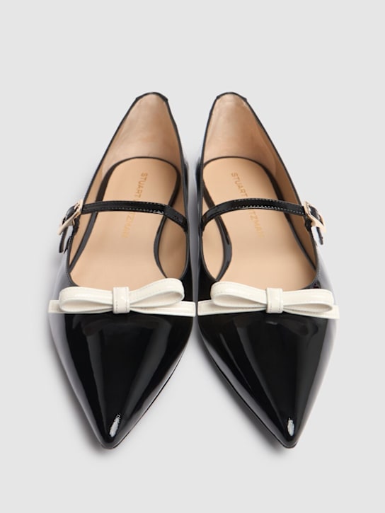 Stuart Weitzman: 10mm Felicity patent leather flats - women_1 | Luisa Via Roma