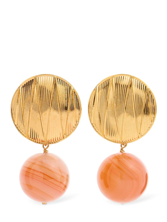 Destree: Sonia geometric stone earrings - women_0 | Luisa Via Roma