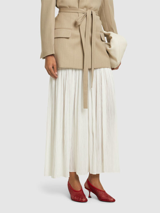 Proenza Schouler: 50mm Tee leather slingbacks - women_1 | Luisa Via Roma