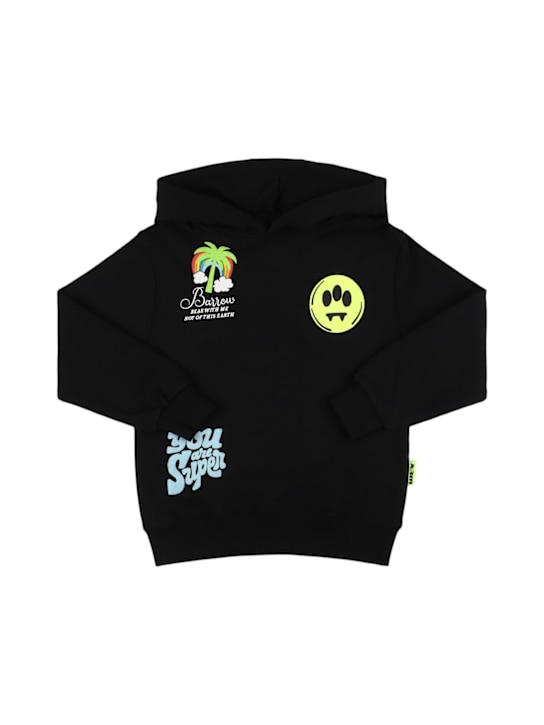 Barrow: コットンスウェットフーディー - kids-girls_0 | Luisa Via Roma