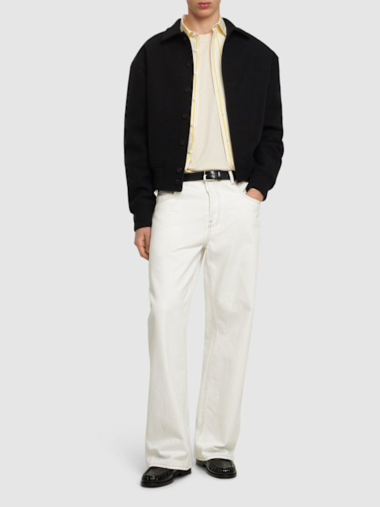 Jacquemus: Le Bomber wool jacket - men_1 | Luisa Via Roma