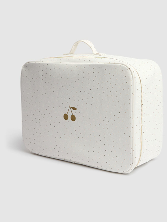 Bonpoint: Large printed coated cotton suitcase - kids-boys_1 | Luisa Via Roma