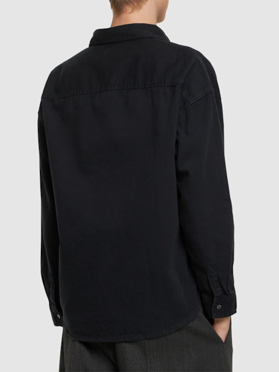 Frame: L/s relaxed denim shirt - Navy - men_2 | Luisa Via Roma