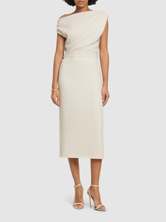 Kira crepe midi dress - Thumbnail 2