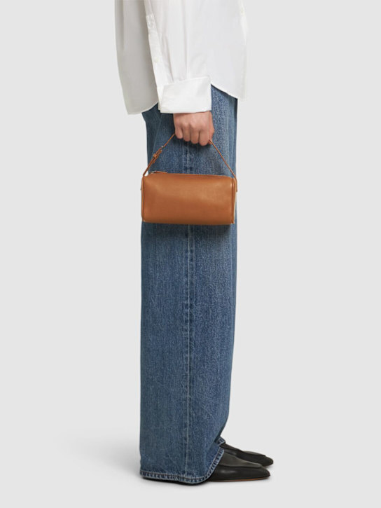 The Row: 90's Nappa leather top handle bag - women_1 | Luisa Via Roma