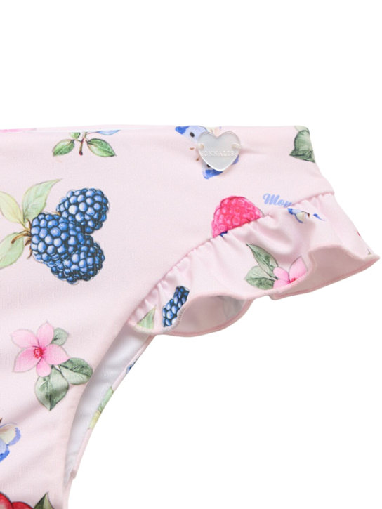 Monnalisa: Set bikini stampato - Rosa Chiaro - kids-girls_3 | Luisa Via Roma