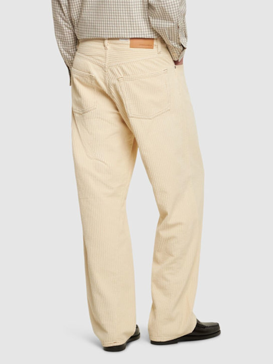 Wide twisted corduroy pants - SUNFLOWER - Men  | Luisaviaroma
