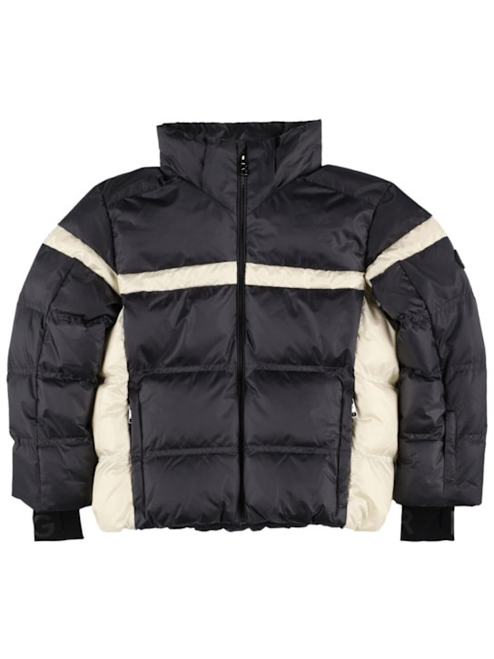 Bogner: Basti-D poly down ski jacket - Black/White - kids-boys_3 | Luisa Via Roma