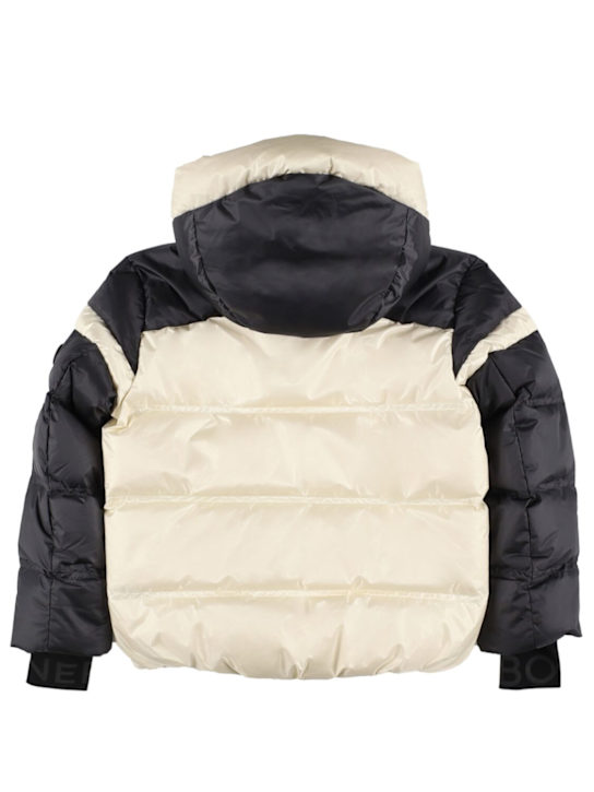 Bogner: Basti-D poly down ski jacket - Black/White - kids-boys_2 | Luisa Via Roma