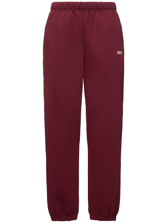 SOTF: Pantaloni joggers - Bordeaux - women_0 | Luisa Via Roma