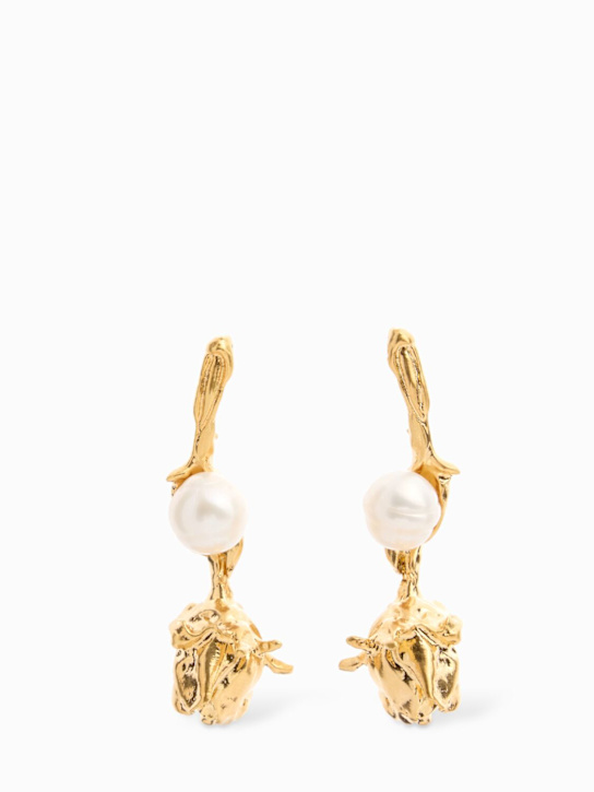 Marni: Flower drop earrings - women_0 | Luisa Via Roma