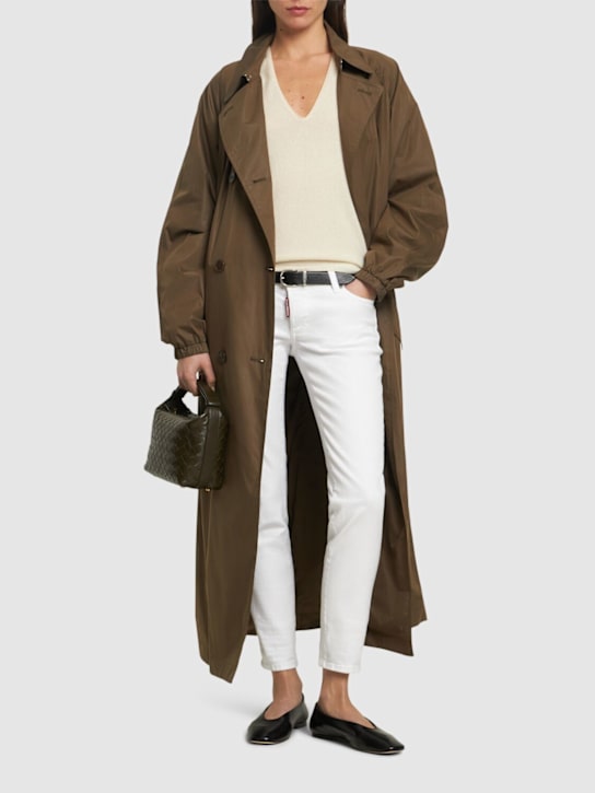 Dsquared2: Jennifer ストレッチコットンスキニージーンズ - women_1 | Luisa Via Roma