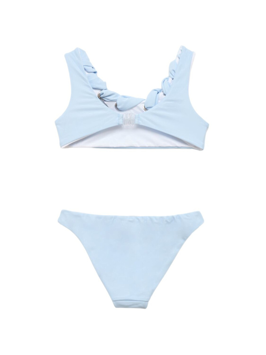 Monnalisa: Poly bikini set - Light Blue - kids-girls_1 | Luisa Via Roma
