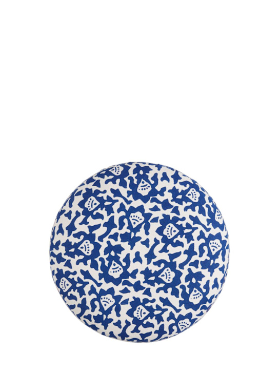 LISA CORTI: Nizam striped pouf - ecraft_1 | Luisa Via Roma