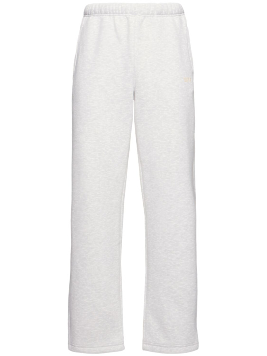 SOTF: コットン混紡スウェットパンツ - ヘザーグレー - men_0 | Luisa Via Roma