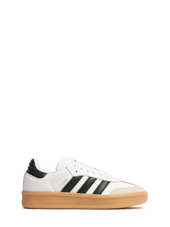 adidas Originals: Samba OG lace-up sneakers - White/Black - kids-boys_0 | Luisa Via Roma