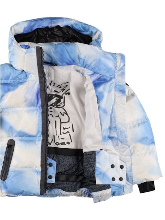 Bogner: Wilma-D poly down ski jacket - Light Blue - kids-boys_4 | Luisa Via Roma