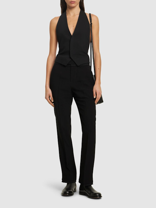 Ann Demeulemeester: Monika gabardine vest - women_1 | Luisa Via Roma