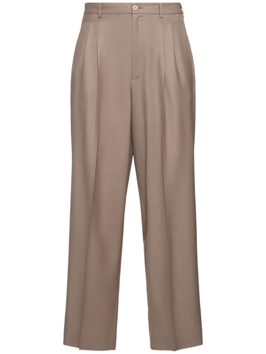 Magliano: Signature Magliano pleated wool pants - men_0 | Luisa Via Roma
