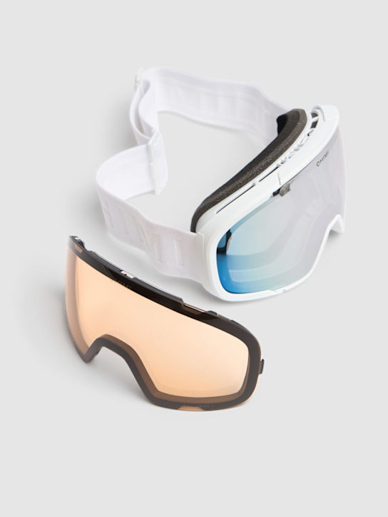 Chimi: 04 White ski googles - White - men_1 | Luisa Via Roma