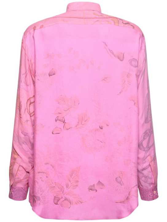 Magliano: Pink surplus silk shirt - Surplas Pink - men_3 | Luisa Via Roma