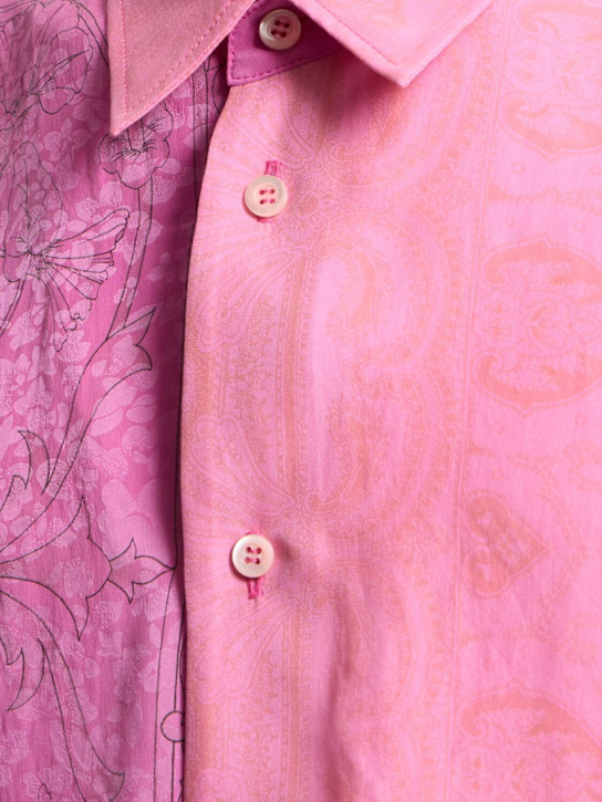 Magliano: Pink surplus silk shirt - Surplas Pink - men_4 | Luisa Via Roma
