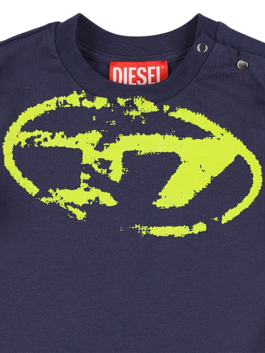 Diesel Kids: Printed cotton jersey t-shirt - kids-girls_1 | Luisa Via Roma