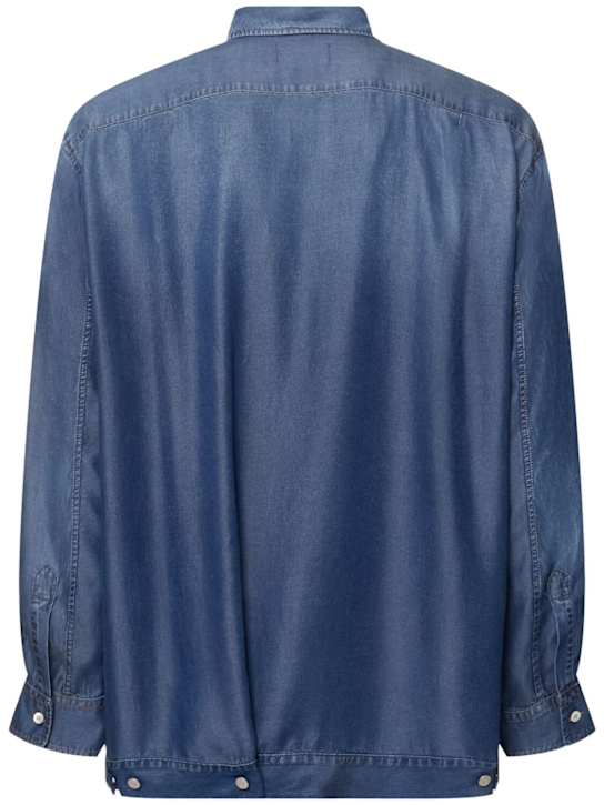 Magliano: Officina pajama shirt - Indigo - men_3 | Luisa Via Roma
