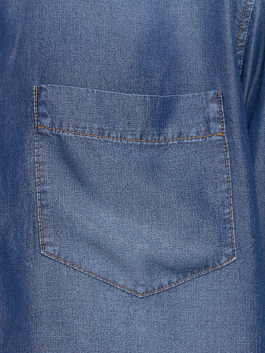 Magliano: Officina pajama shirt - Indigo - men_4 | Luisa Via Roma
