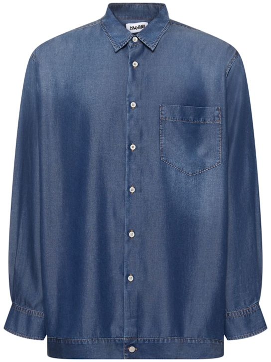 Magliano: Officina pajama shirt - Indigo - men_0 | Luisa Via Roma