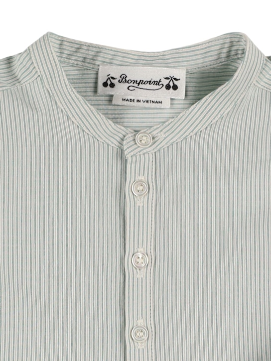 Bonpoint: コットンポプリンシャツ - kids-boys_1 | Luisa Via Roma