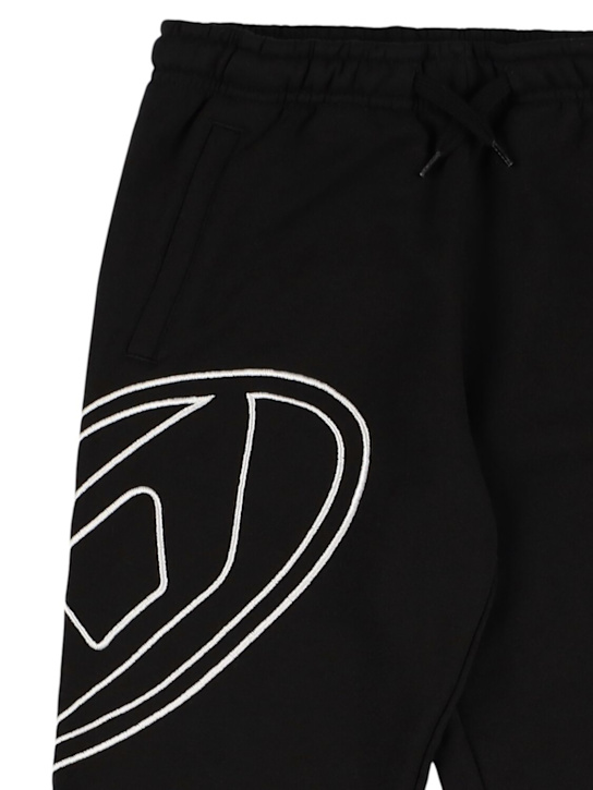 Diesel Kids: Logo cotton sweatpants - kids-boys_1 | Luisa Via Roma