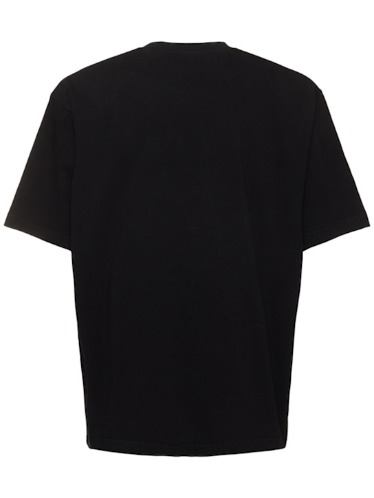JW Anderson: Diorama printed t-shirt - Black - men_3 | Luisa Via Roma